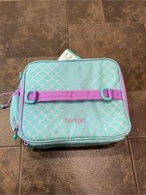 Bentgo Kids Lunch Box - Teal/Mint & Lavender Mermaid Scales